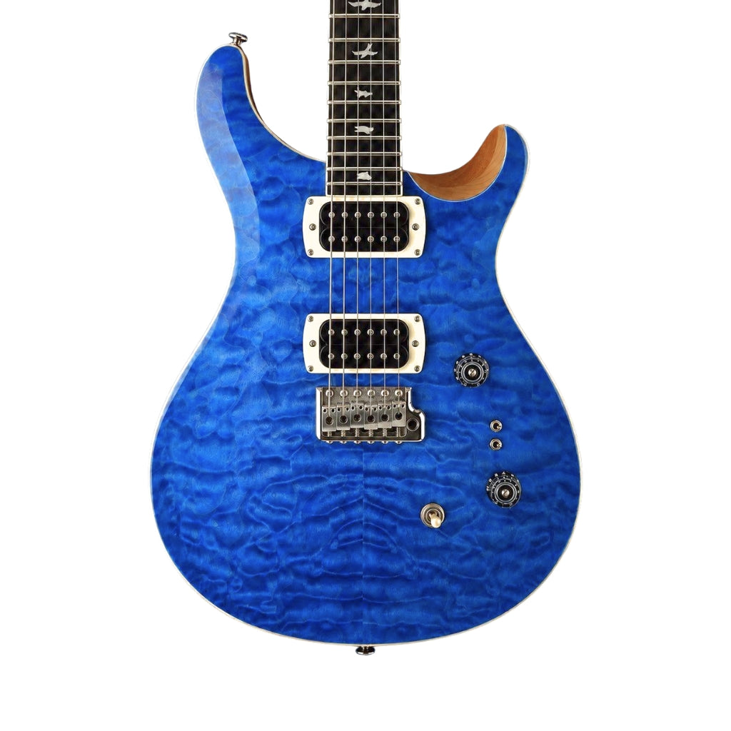 PRS SE Custom 24-08 Quilt Top Electric Guitar - Faded Blue