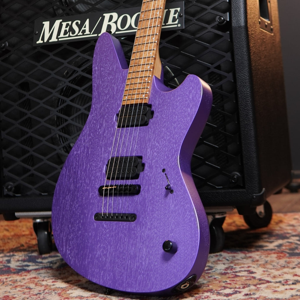 Mayones Jassper DT 6 Electric Guitar - Metallic Indigo Purple sky music