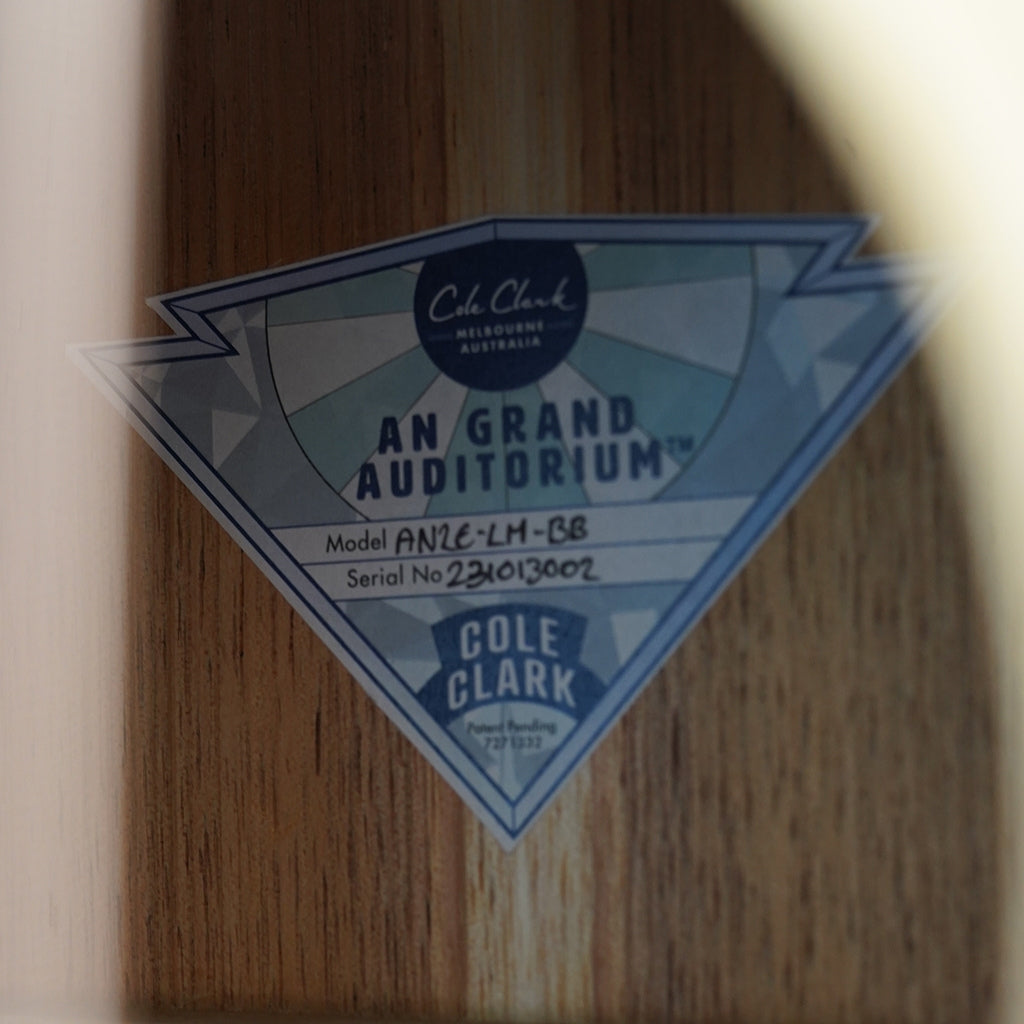 Cole Clark AN2E LH Bunya Top Maple B&S