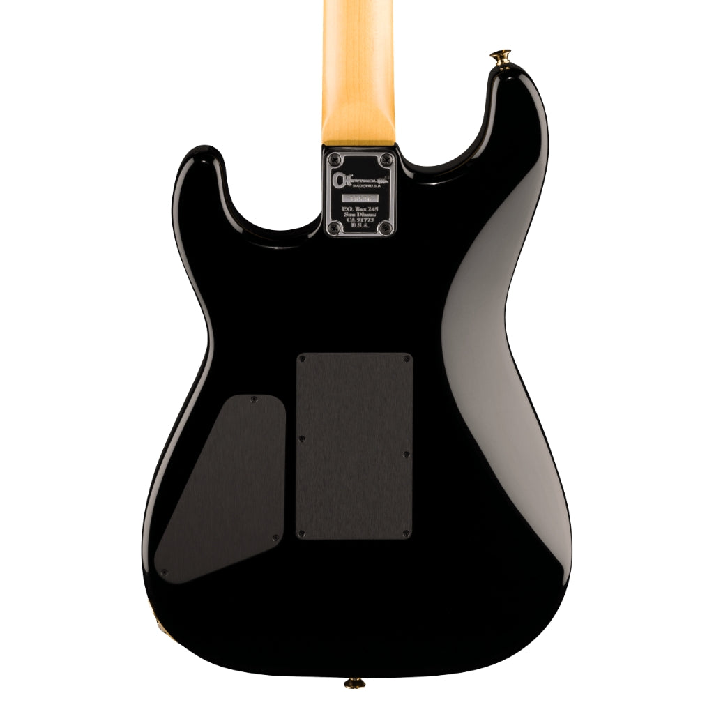 Charvel - American Neo-Classic San Dimas SD1 HH FR Electric Guitar - Gloss Black, Maple Fingerboard
