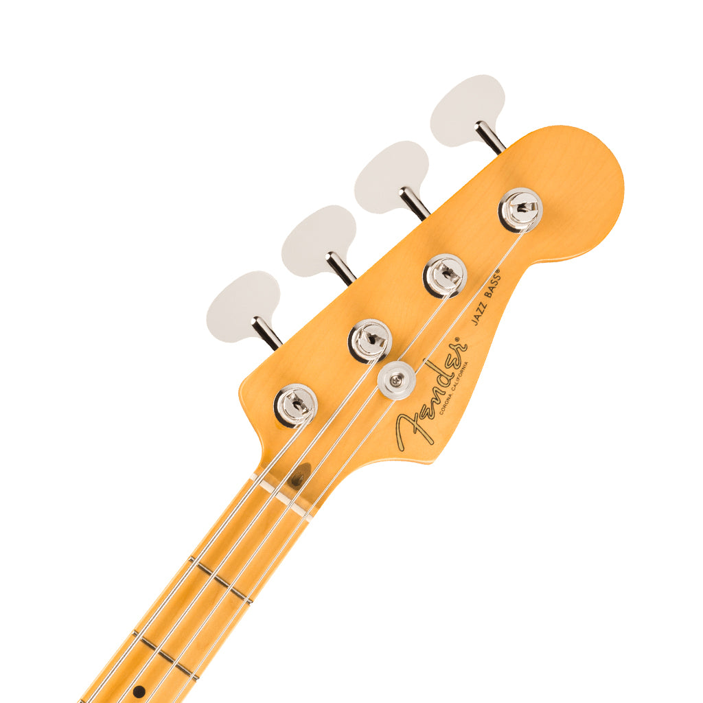 Fender American Professional Classic Jazz Bass Maple Fingerboard - Faded Dakota Red