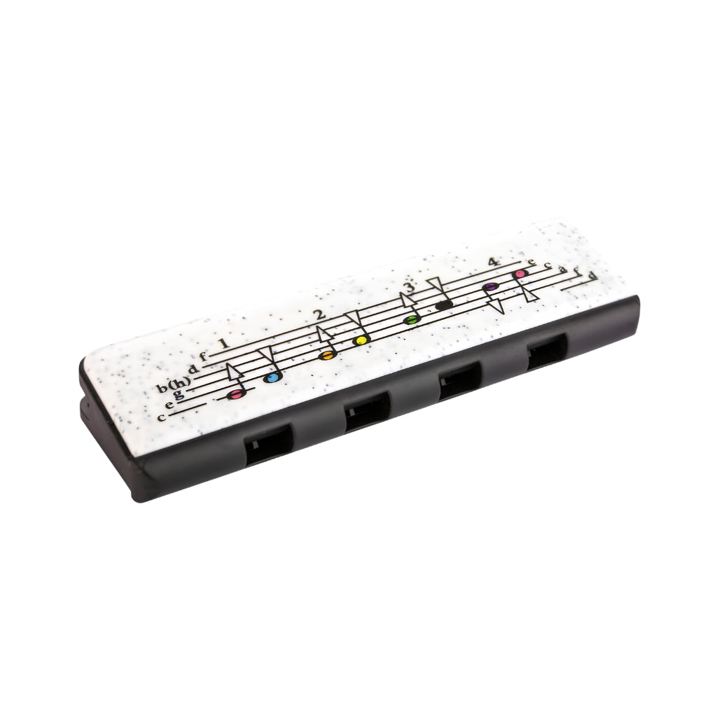 Hohner Speedy Diatonic Beginner Harmonica - Black/White