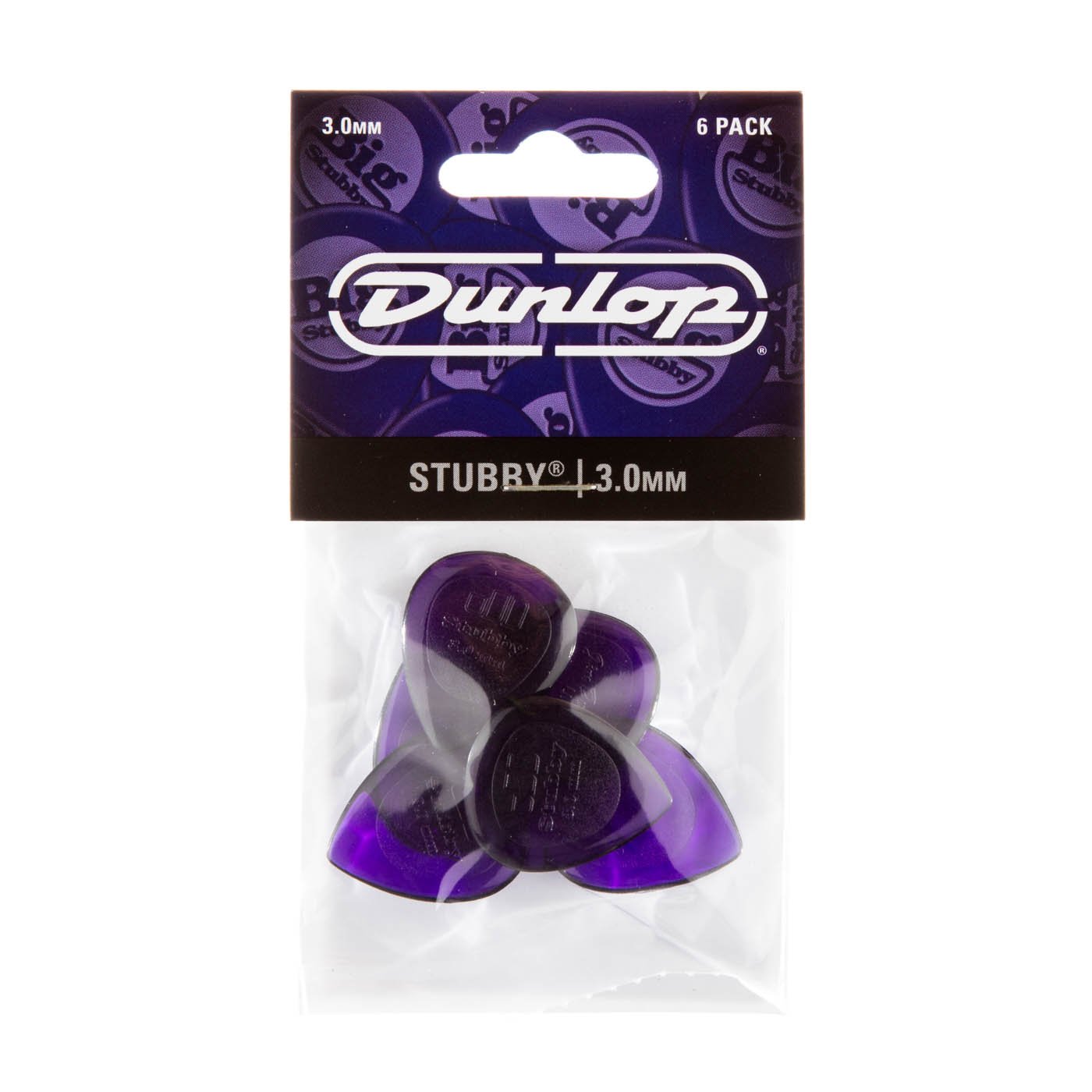 Dunlop JP530 - 3.00mm Stubby Picks 6pk