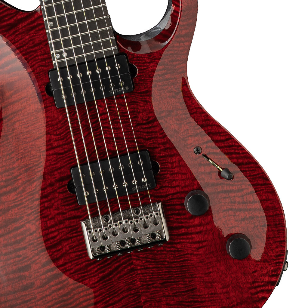 PRS Tekton SVN 7-String Electric Guitar - Bloodstone Red w/Black Satin Neck