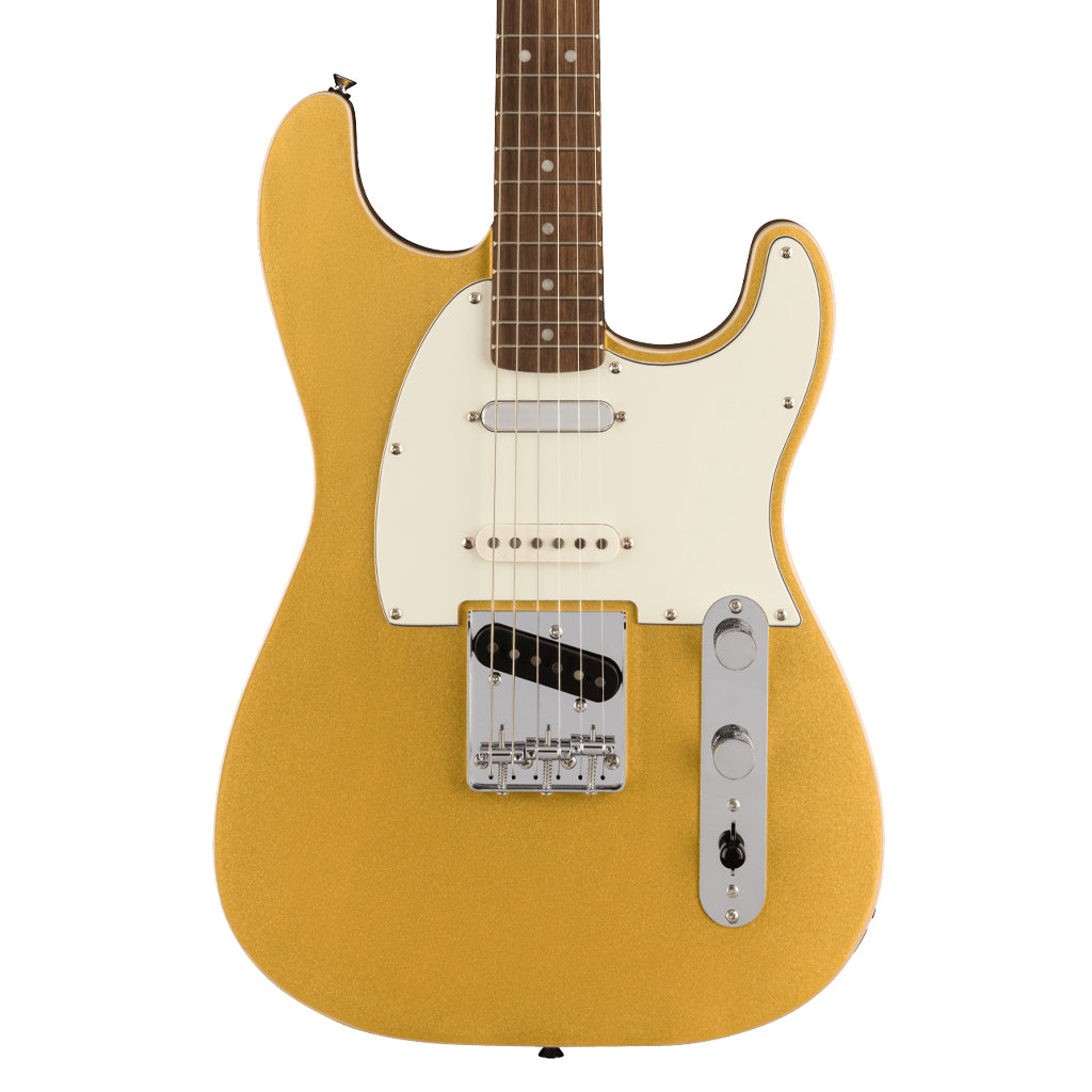 Squier Paranormal Custom Nashville Stratocaster®, Laurel Fingerboard, Parchment Pickguard, Aztec Gold