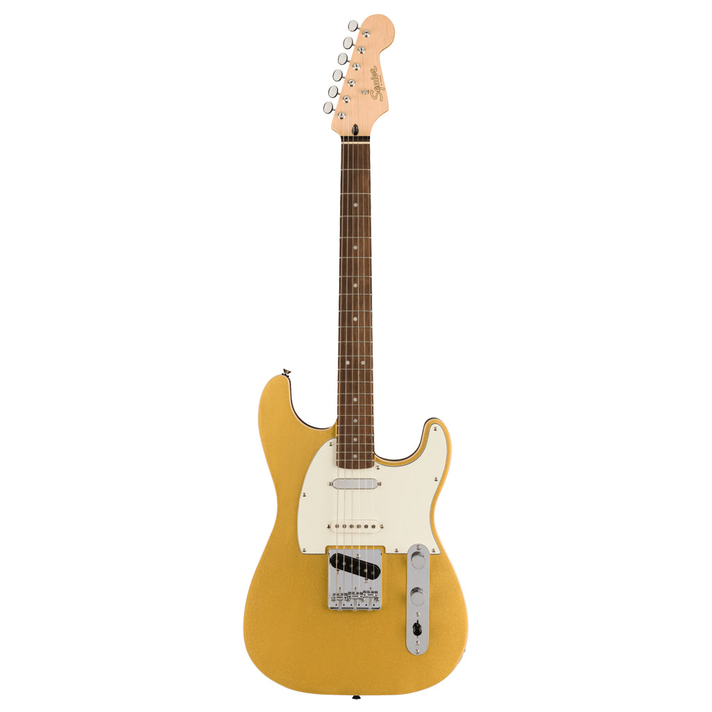 Squier Paranormal Custom Nashville Stratocaster®, Laurel Fingerboard, Parchment Pickguard, Aztec Gold