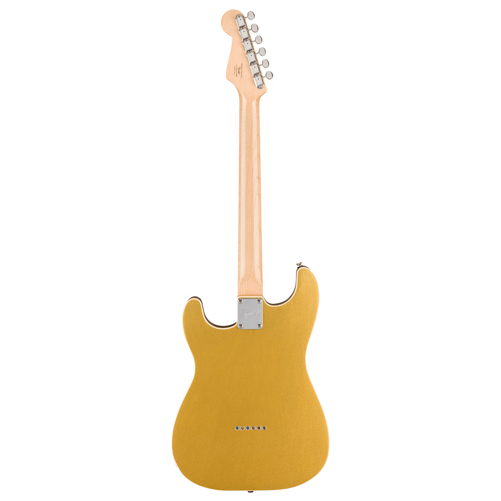 Squier Paranormal Custom Nashville Stratocaster®, Laurel Fingerboard, Parchment Pickguard, Aztec Gold