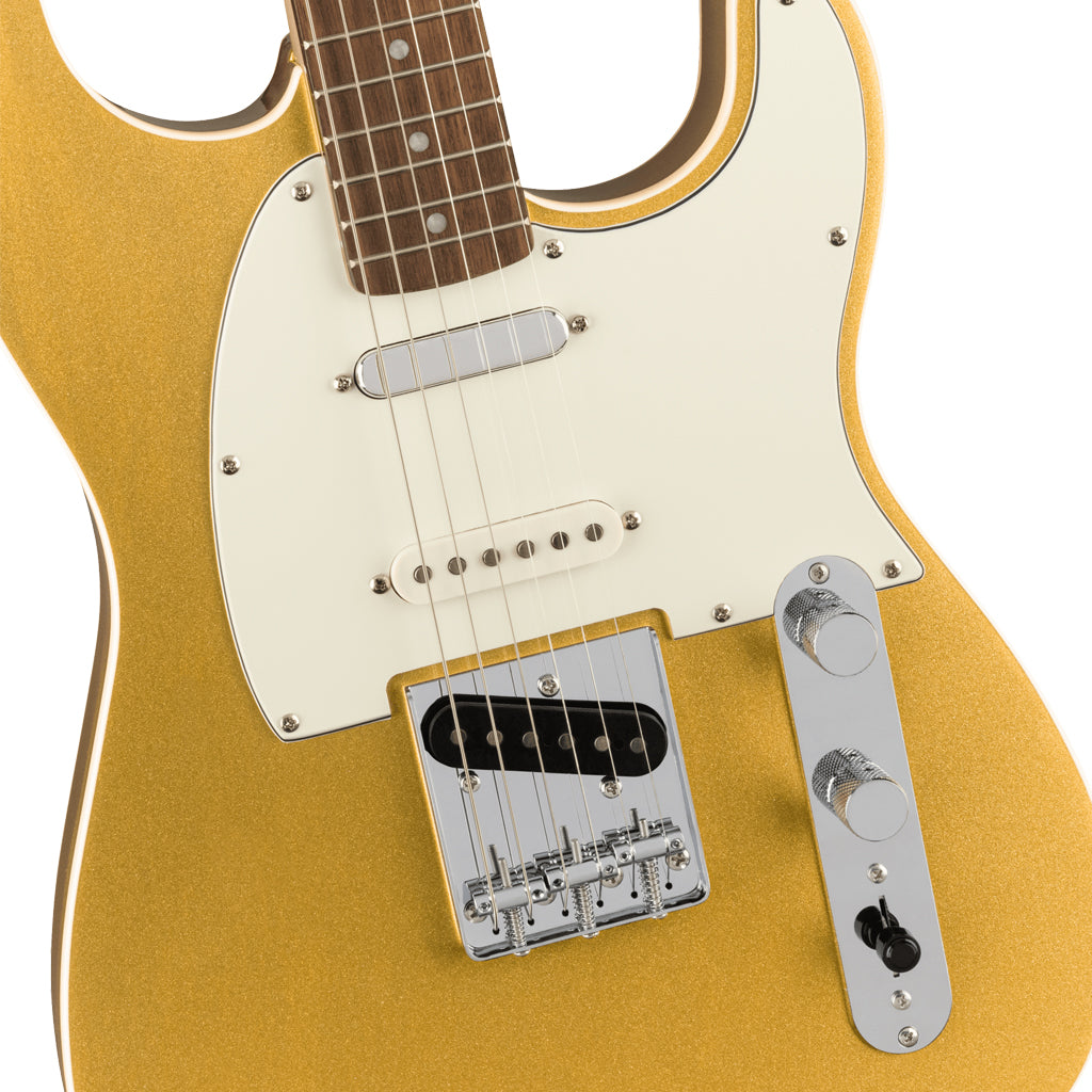Squier Paranormal Custom Nashville Stratocaster®, Laurel Fingerboard, Parchment Pickguard, Aztec Gold
