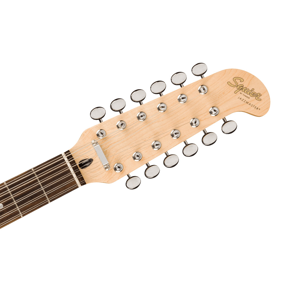 Squier Paranormal Jazzmaster® XII, Laurel Fingerboard, Tortoiseshell Pickguard, Olympic White