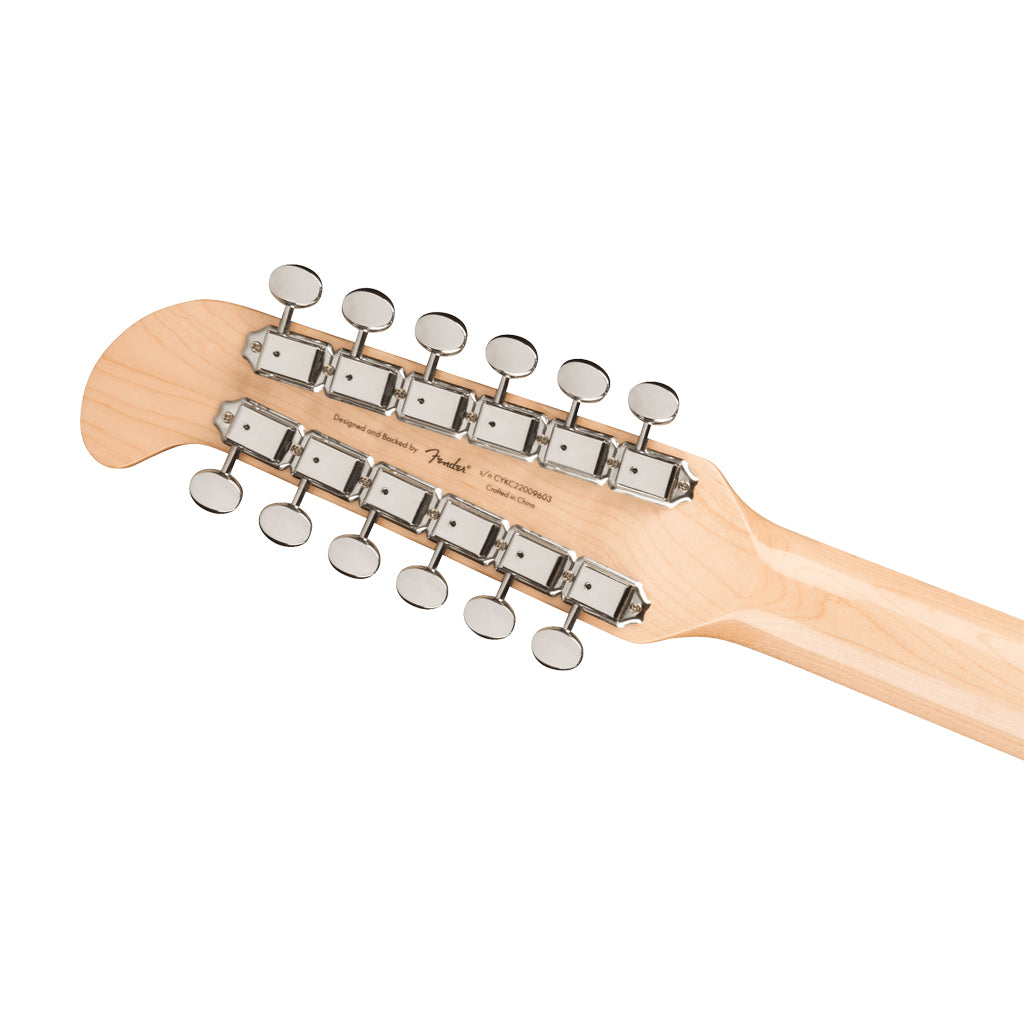 Squier Paranormal Jazzmaster® XII, Laurel Fingerboard, Tortoiseshell Pickguard, Olympic White