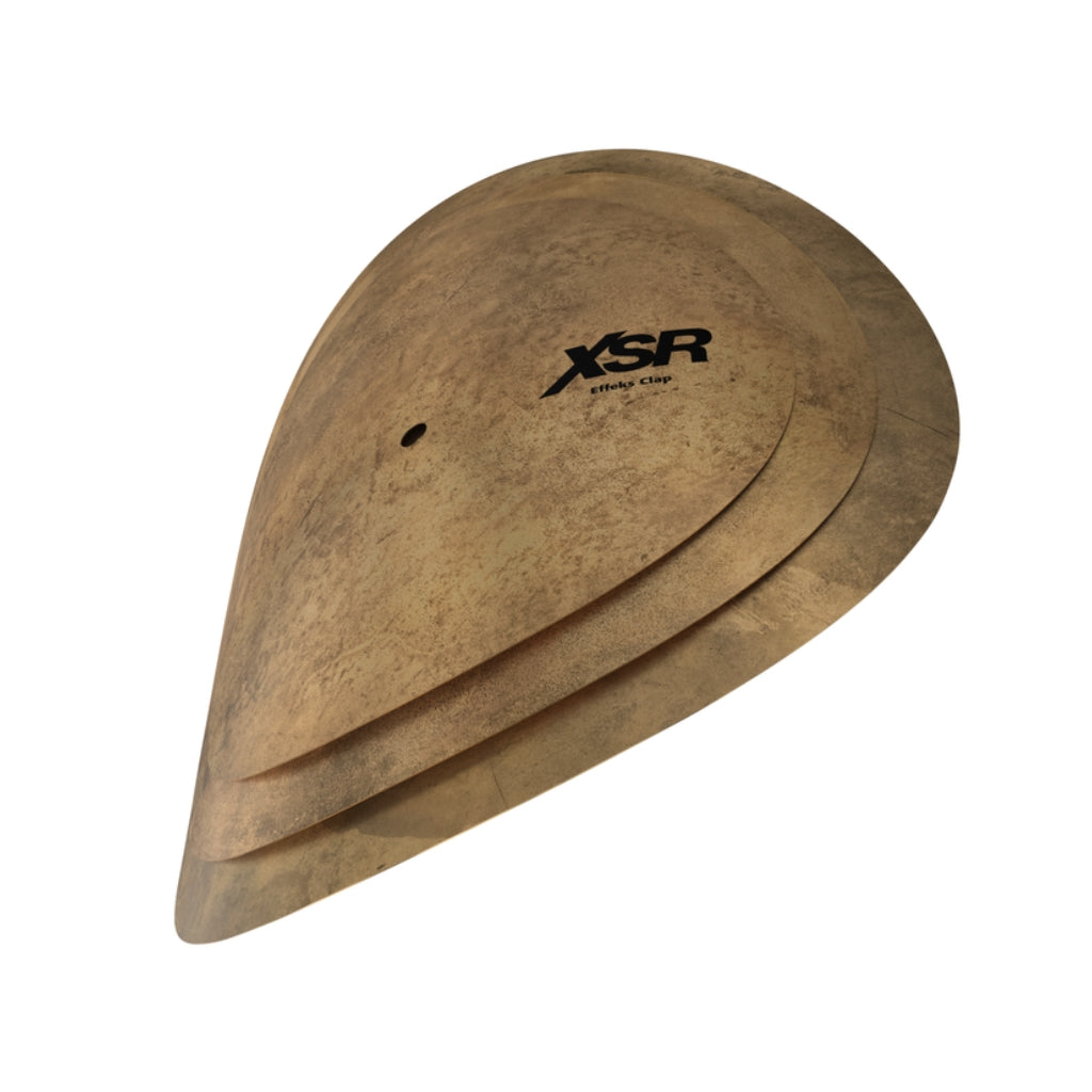 Sabian - XSR Effeks Clap Cymbal Stack- 11/13/15 inches, Raw Finish
