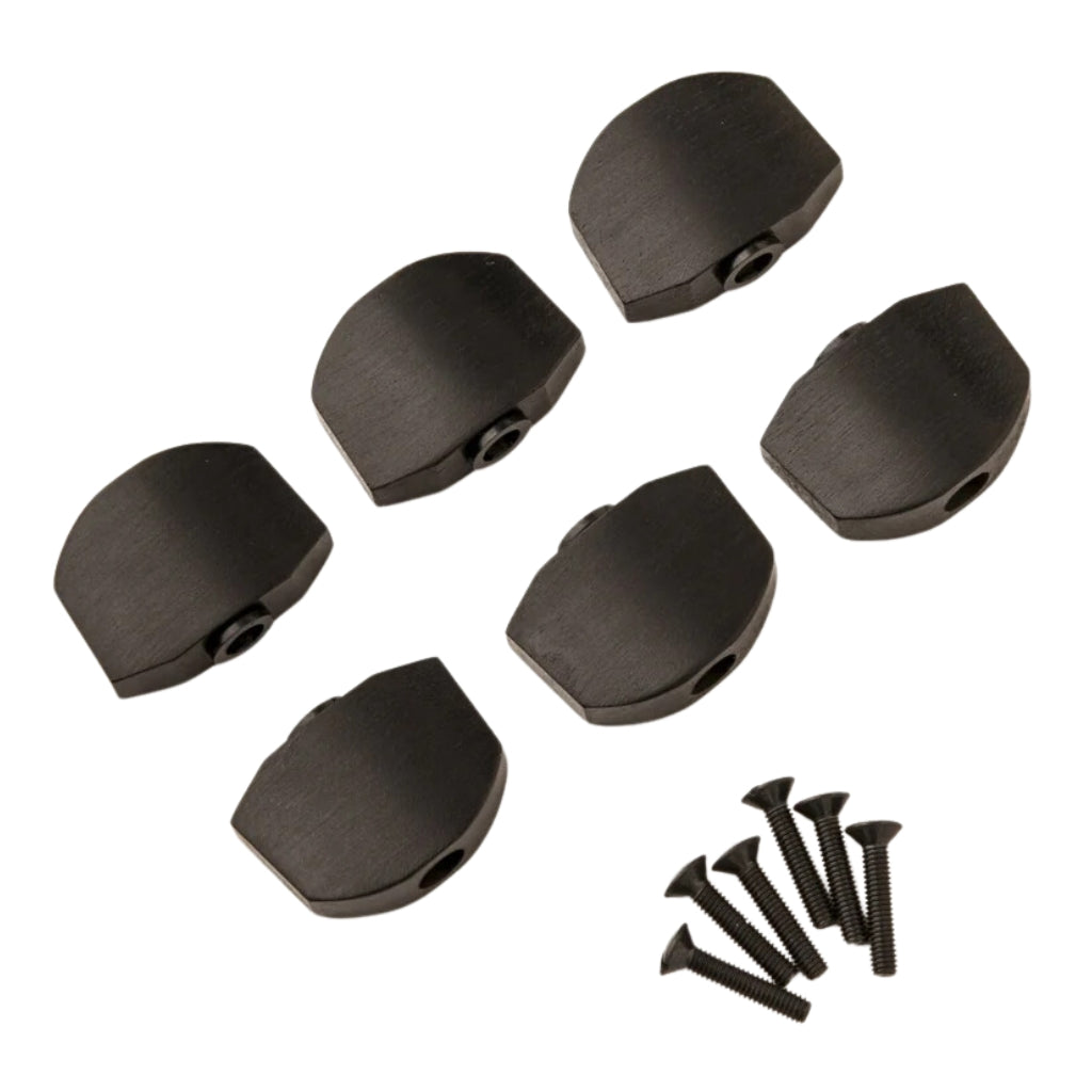 PRS Phase III Tuner Buttons 6 Pack Ebony