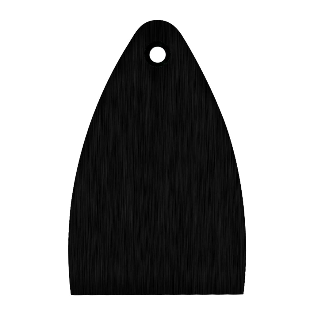 PRS Truss Rod Cover Blank Black Aluminum