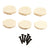 PRS Phase III Tuner Buttons 6 Pack - Faux-Bone