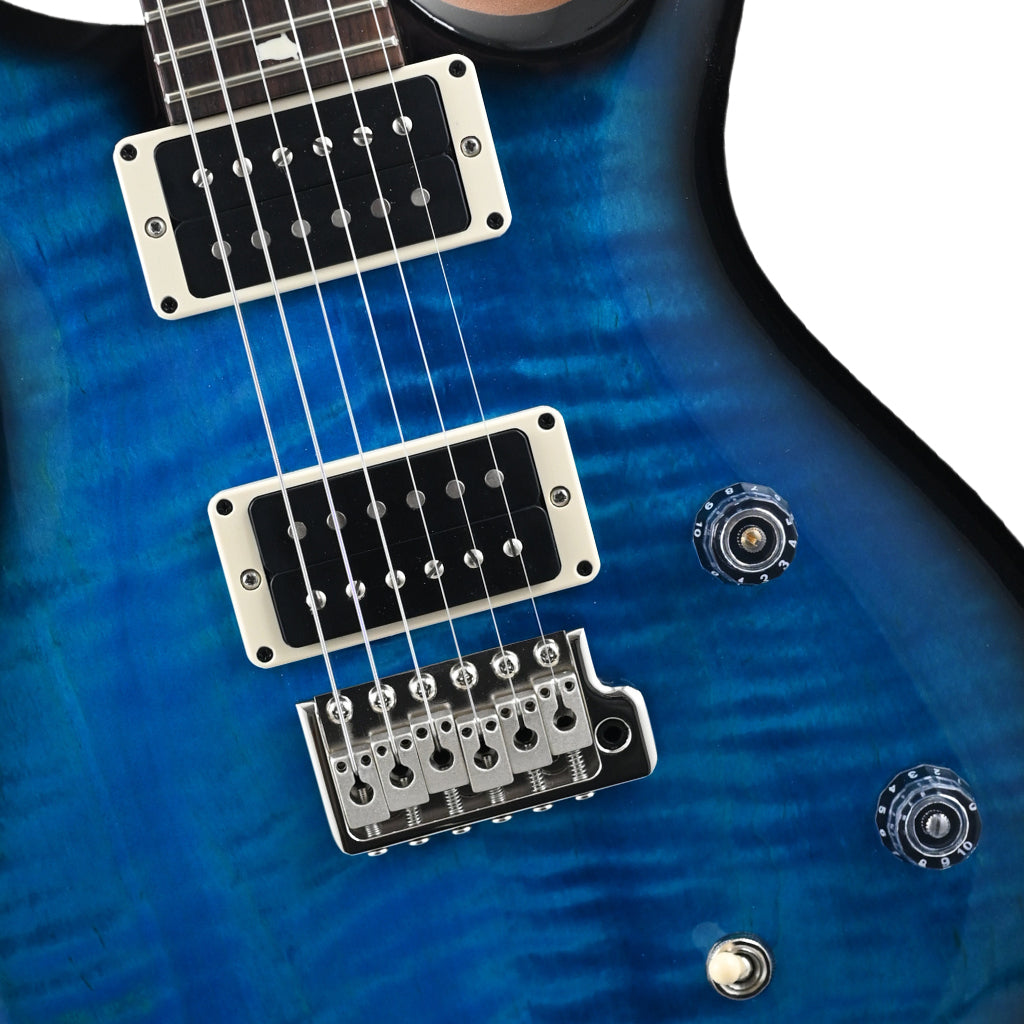 PRS CE24 Sapphire Smokewrap Burst