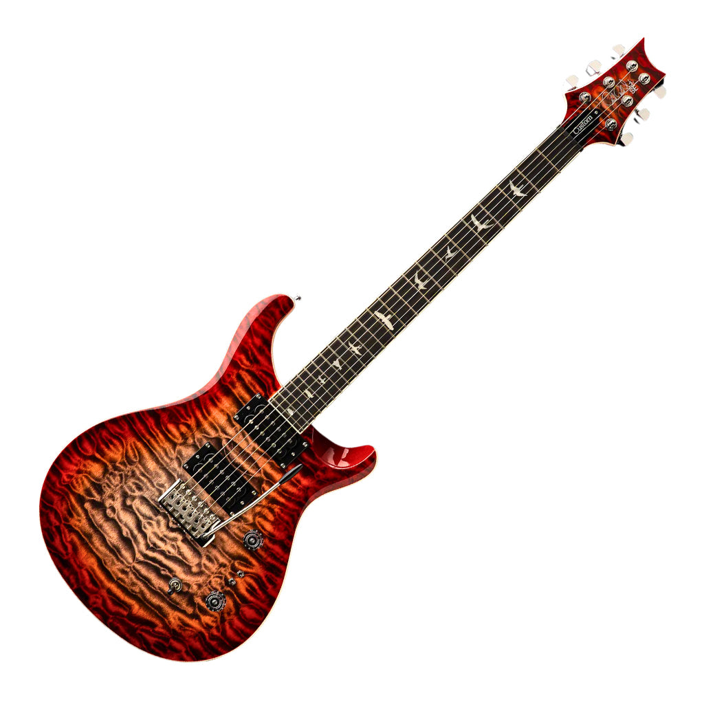 PRS SE Custom 24 08 Quilt - Charcoal Cherry Burst - Sky Music
