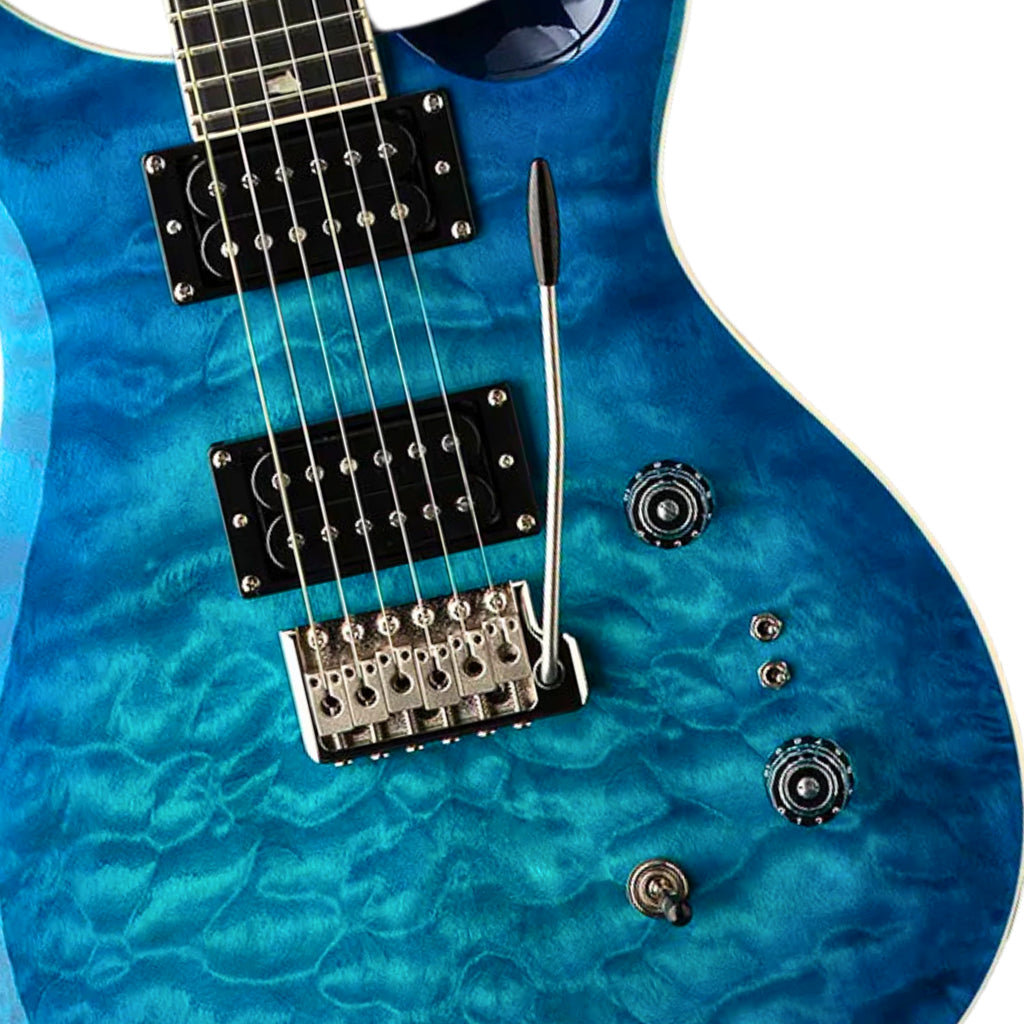 PRS SE Custom 24 08 Quilt Lake Blue