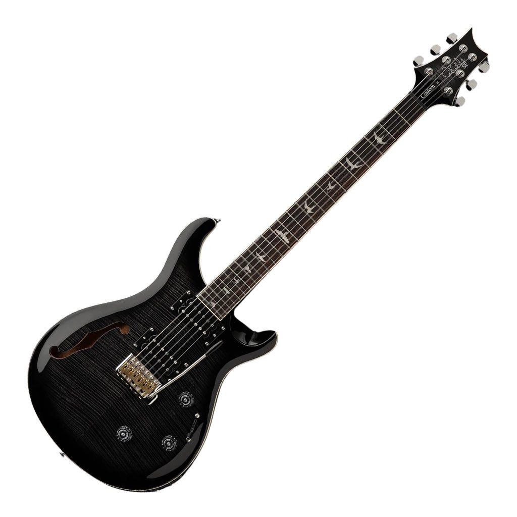 PRS SE Custom 24 Semi Hollow Piezo Charcoal Burst