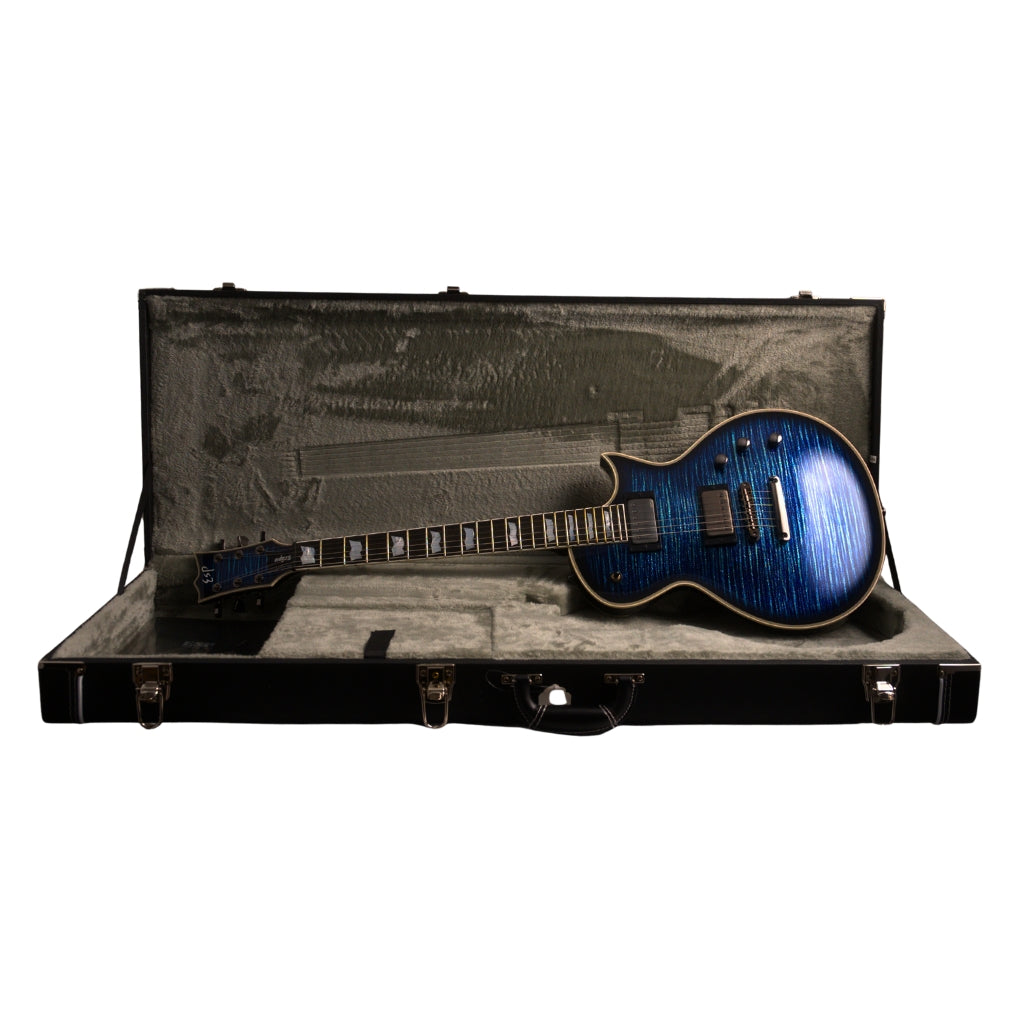 ESP Custom Shop - Eclipse Electric Guitar - Blue Glitter Storm