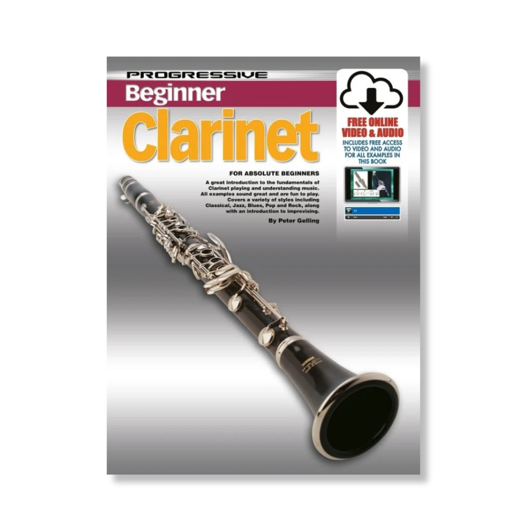 Progressive - Beginner Clarinet - Book/Online Video &amp; Audio