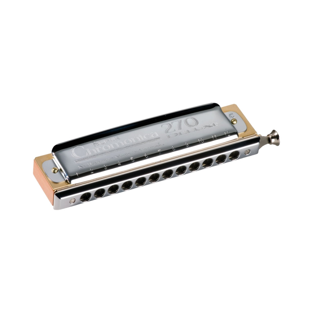 Hohner Super Chromonica 270 Deluxe Harmonica top front
