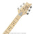 PRS SE Silver Sky Maple Fretboard Left Handed Overland Grey