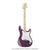 PRS SE Silver Sky Maple Fretboard Left Handed Summit Purple