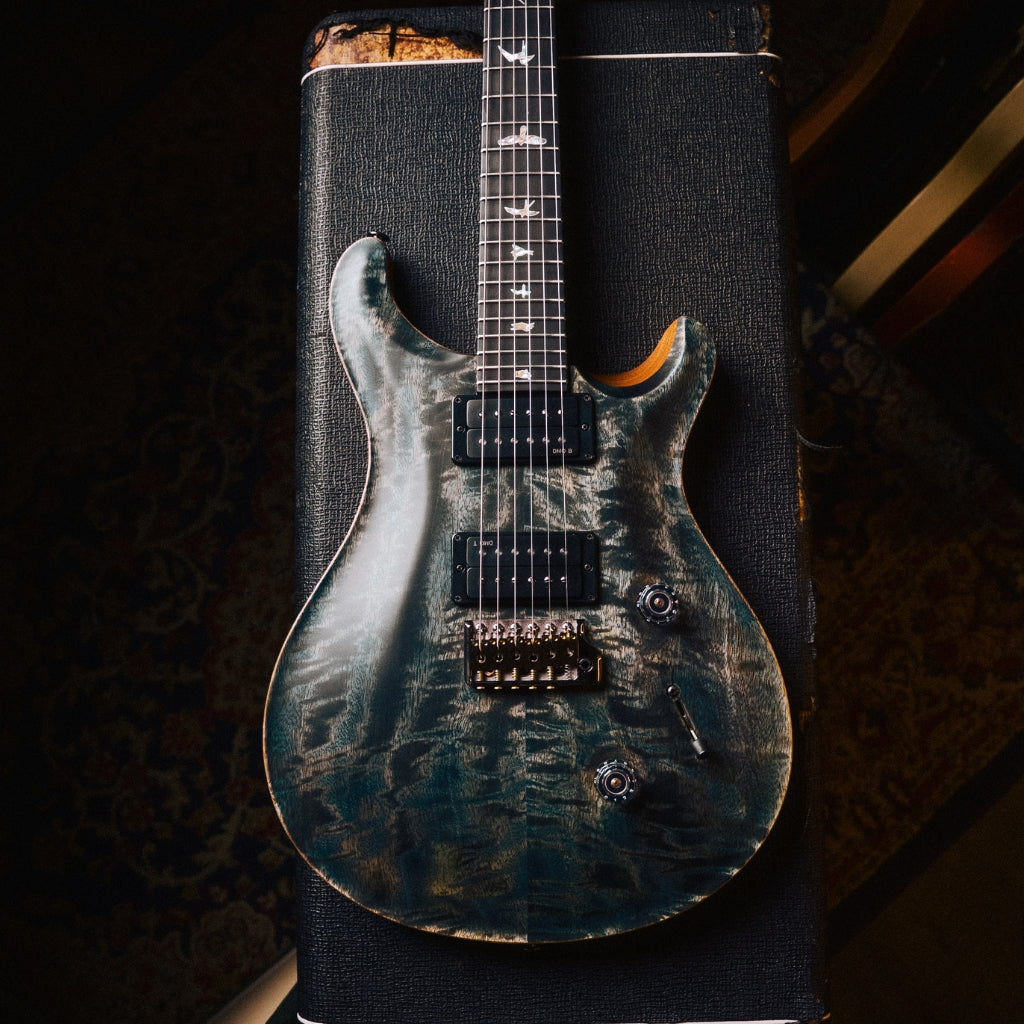 PRS - 40th Anniversary Custom 24 Satin Limited Edition Electric Guitar - Faded Whale Blue