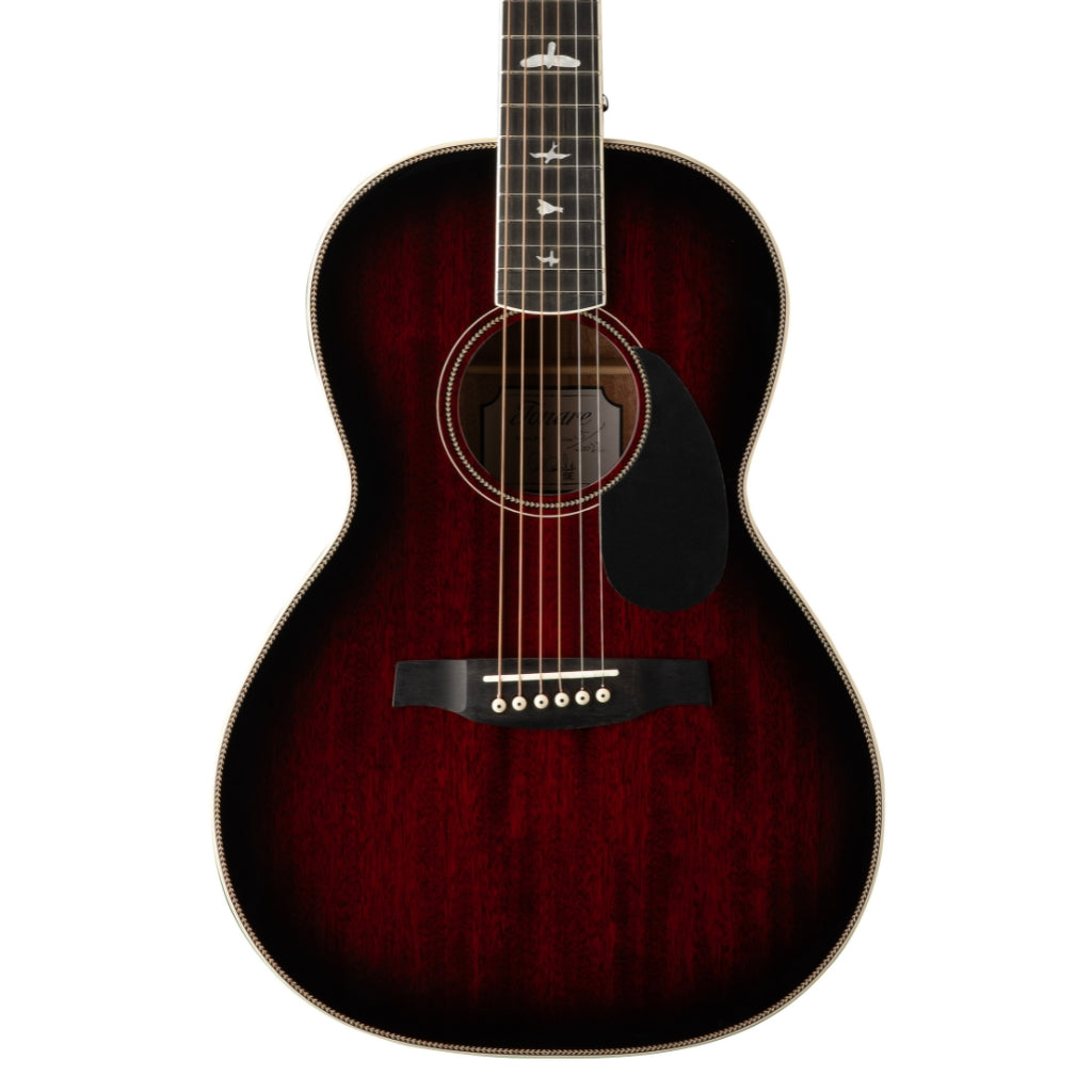PRS - SE P20E Acoustic Guitar - Fire Red Burst (Gloss Top, Satin Back)