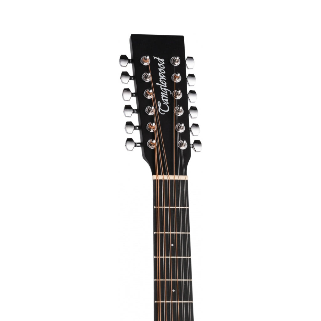 Tanglewood - TWBBSFCE12 Blackbird SuperFolk 12-String Acoustic-Electric Guitar - Smokestack Satin