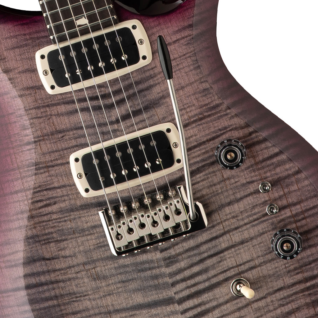 PRS S2 Custom 24 08 Faded Grey Black Purple Burst