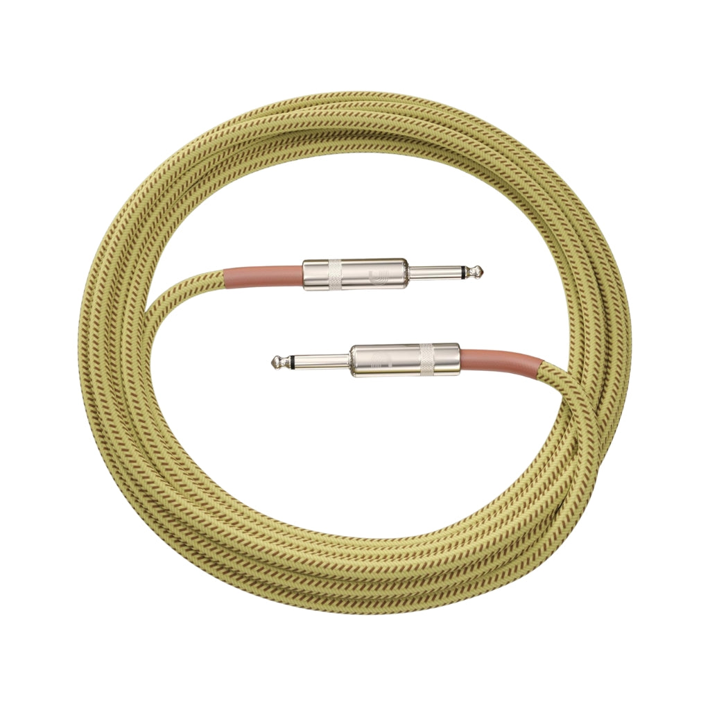 D'Addario Custom Series 20ft Braided Instrument Cable - Tweed