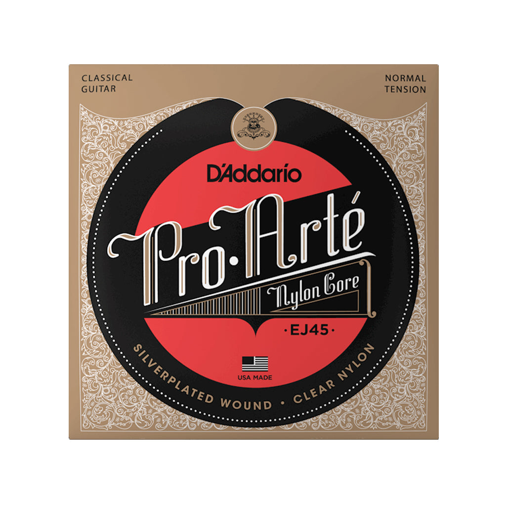 D'Addario - EJ45-3D Pro-Arte Silver-Plated Classical Guitar Strings - Normal Tension (3-pack)