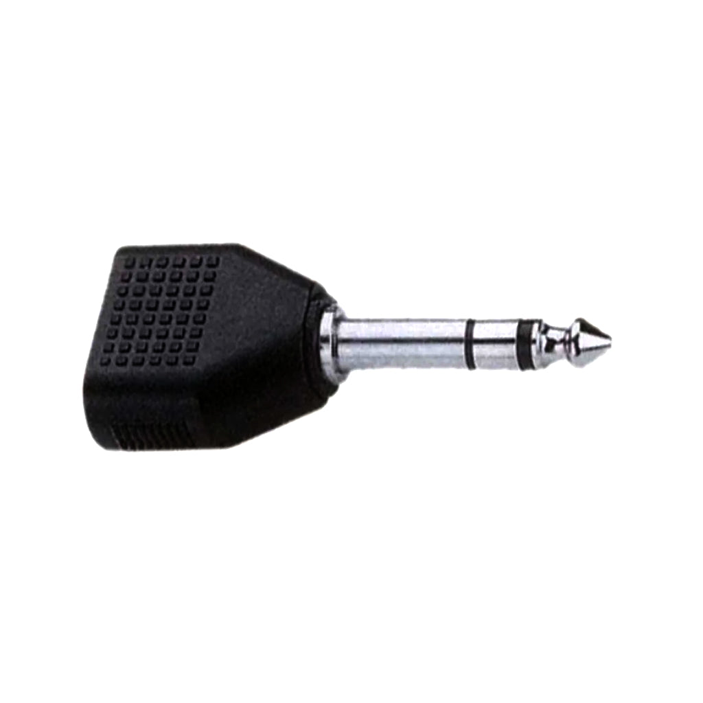 6.3 Stereo jack plug M to 2x 3.5 stereo F
