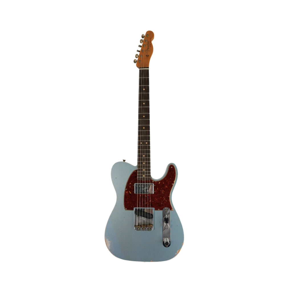 Fender Custom Shop 1963 Telecaster Custom CuNiFe Relic - Aged Blue Ice Metallic