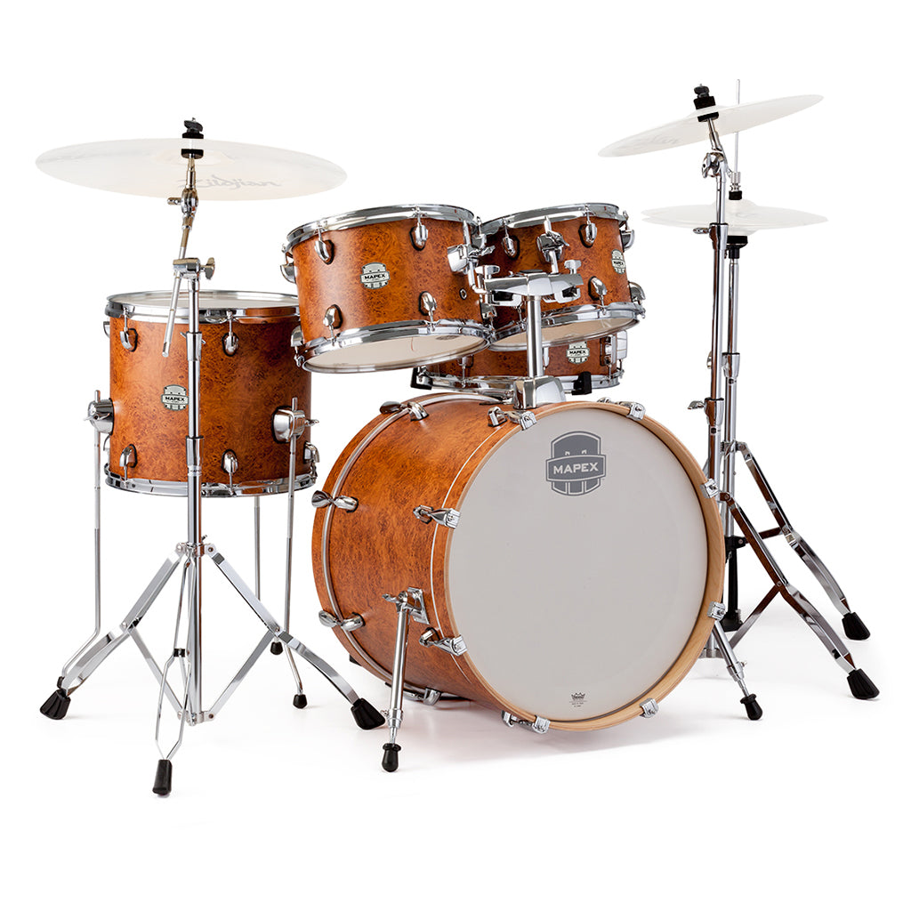 Mapex - Storm - 5 Piece Drum Kit with Hardware - Camphor Wood Grain - 20, 10, 12, 14, 14S