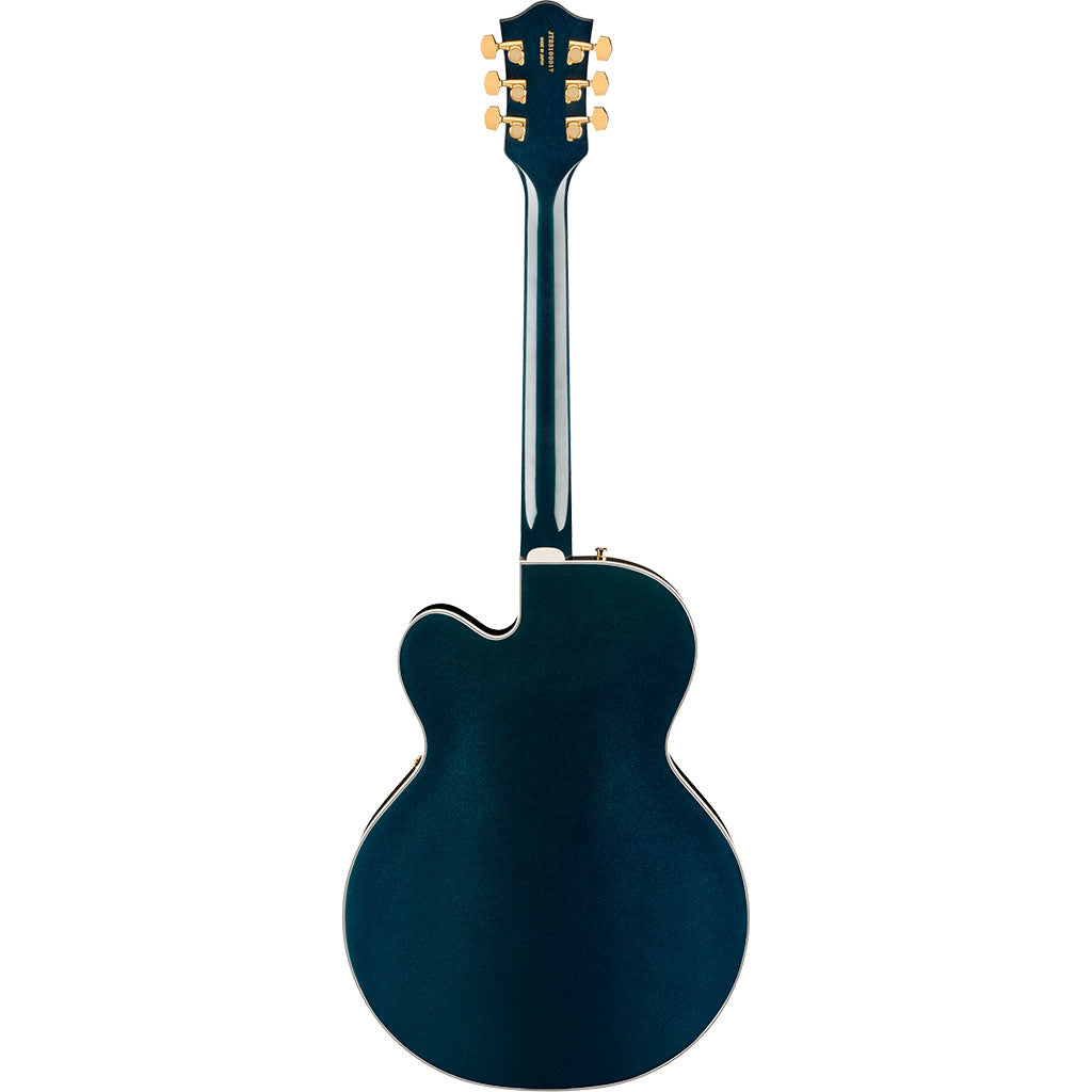 Gretsch Nashville Hollow Body Ebony Fingerboard with String Thru Bigsby and Gold Hardware - Midnight Sapphire