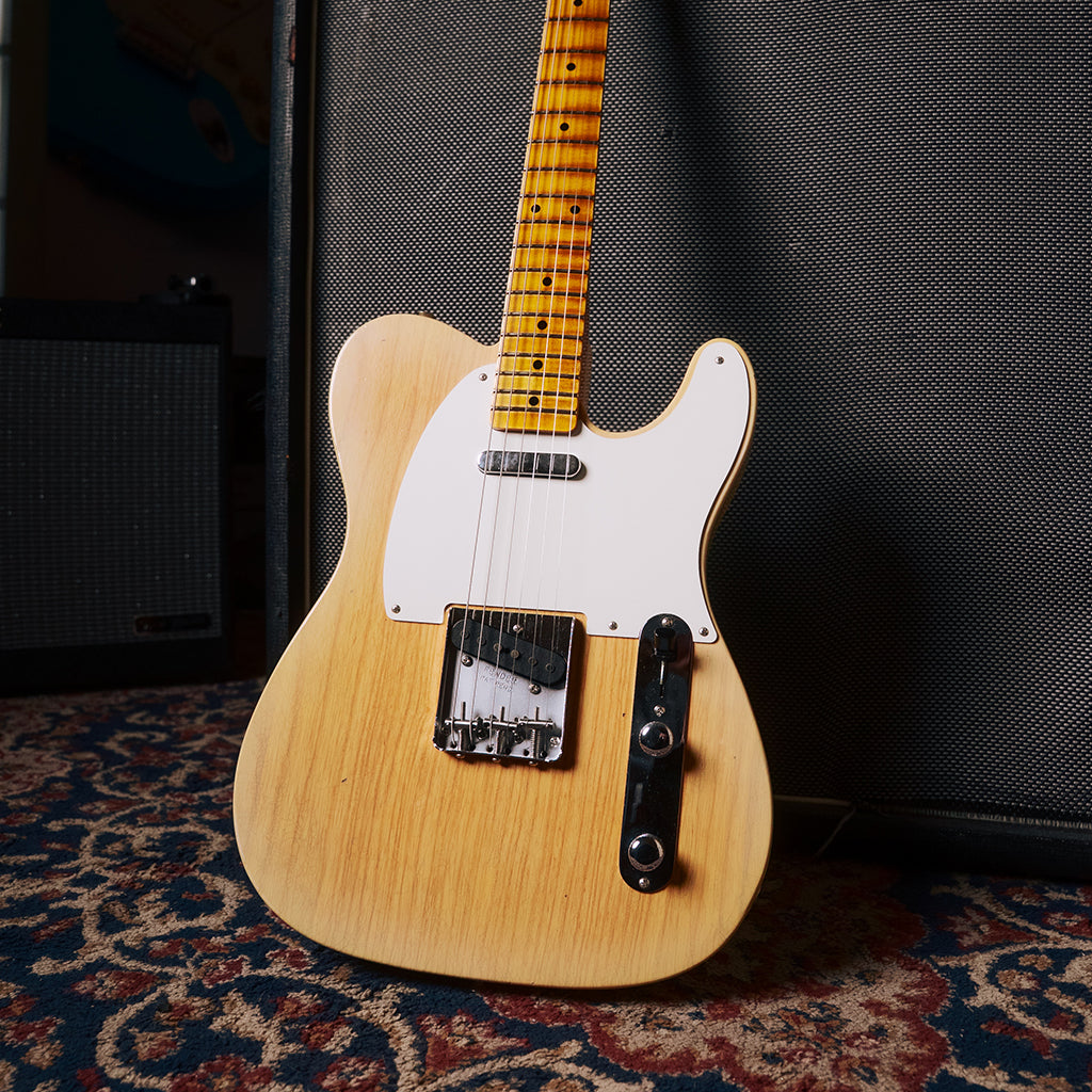 Fender Custom Shop 1955 Telecaster Journeyman Relic with Closet Classic Hardware - Super Aged Natural Blonde