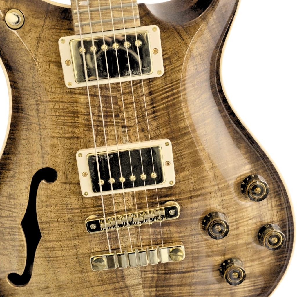 PRS Private Stock McCarty 594 Semi Hollow Electric Guitar - Natural Smokeburst body