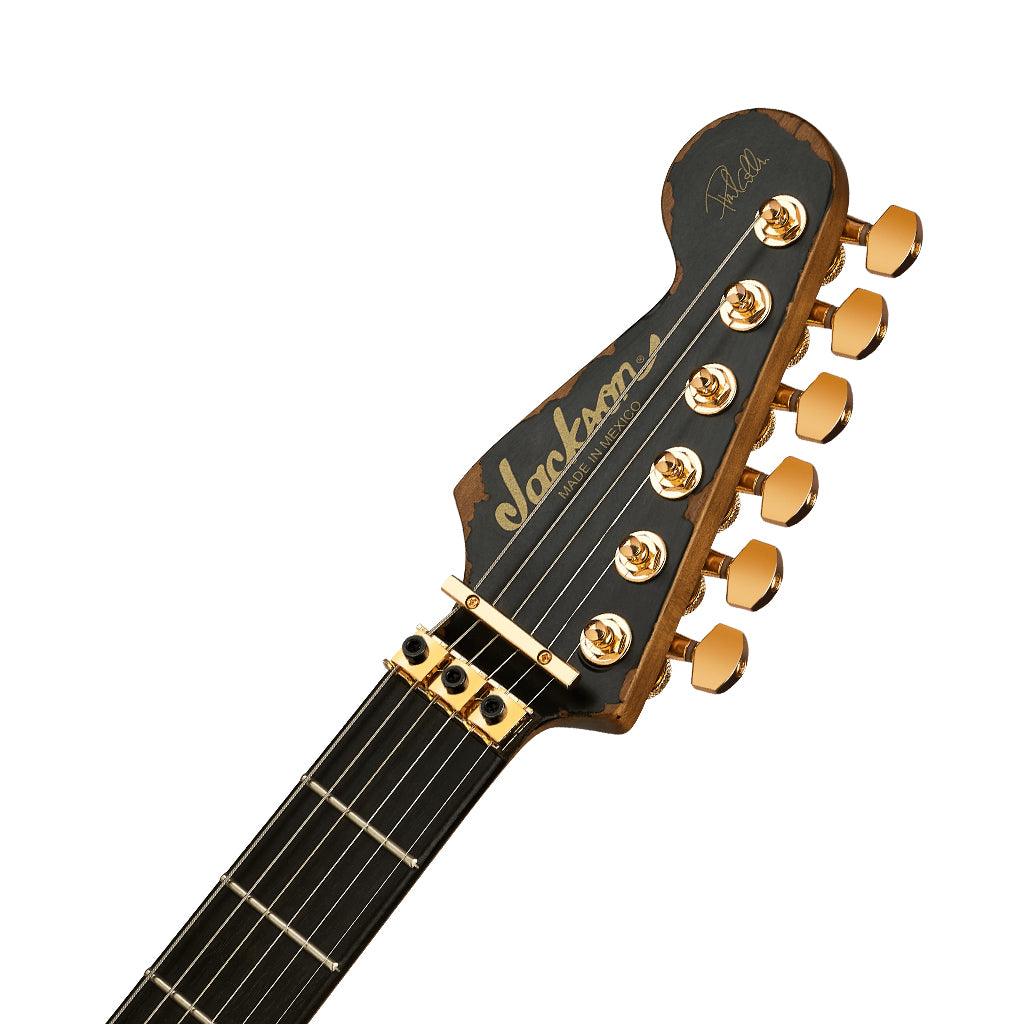Jackson Pro Series Signature Phil Collen PC1-E Electric Guitar - Worn Black