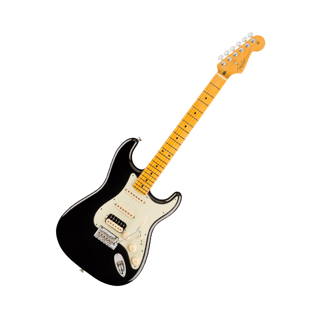 Fender American Professional Stratocaster HSS Maple Electric Guitar - Black