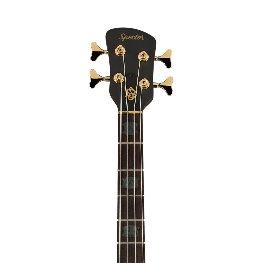 Spector Euro 4 Rex Brown Signature Bass - Desert Gold headstock
