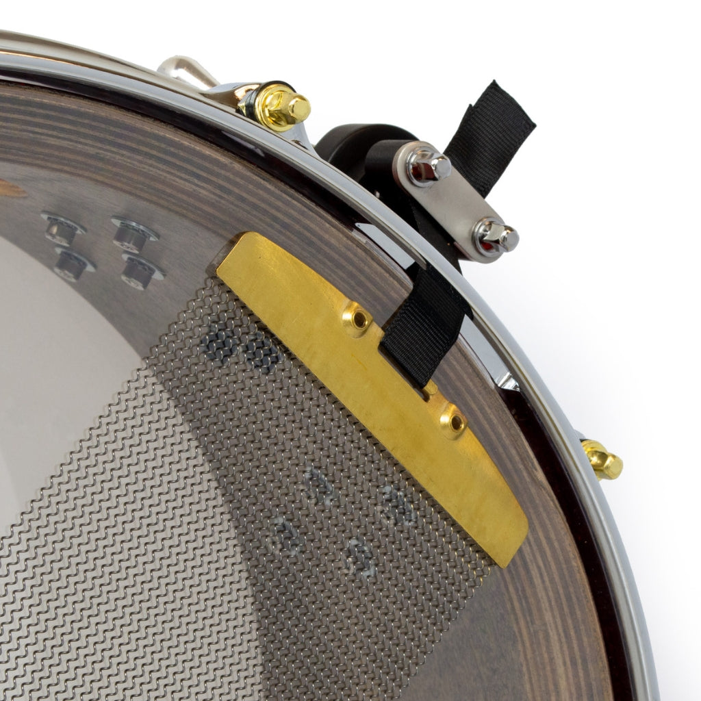 SJC Custom Drums - XXV Anniversary 6.5x14" 25Ply Maple - Lime Glass Glitter