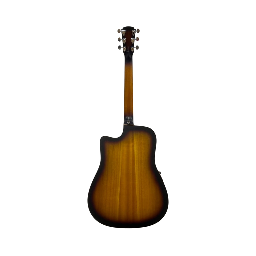 Cole Clark Studio Dreadnought Solid Bunya Top w/Solid Queensland Maple Back & Sides Acoustic-Electric Guitar - Sunburst