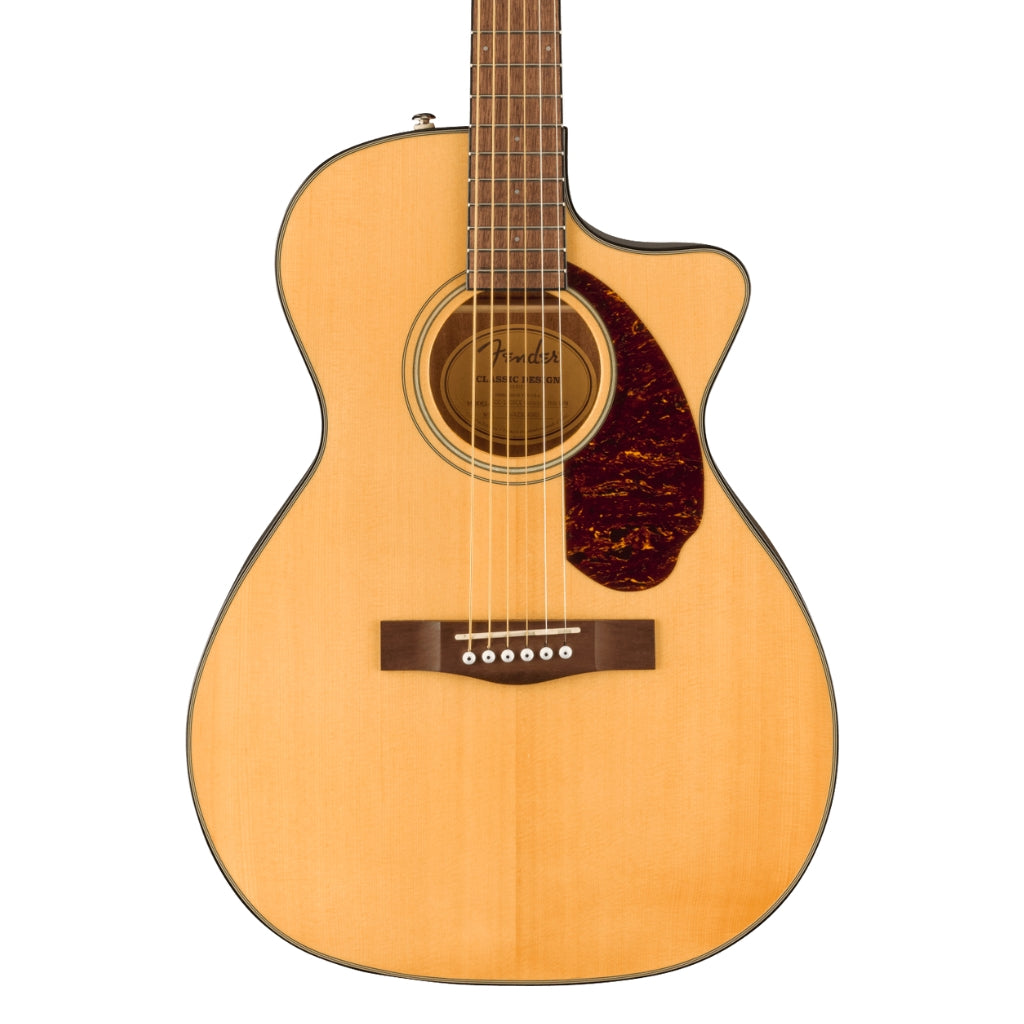 Fender - CC-140SCE Concert Acoustic-Electric Guitar - Natural