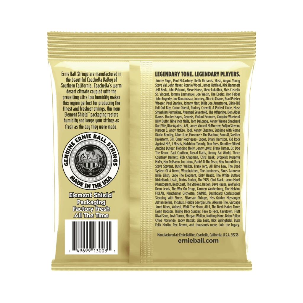Ernie Ball Earthwood Medium Light 8020 Bronze Acoustic 12-54 Guitar Strings - 3 Pack