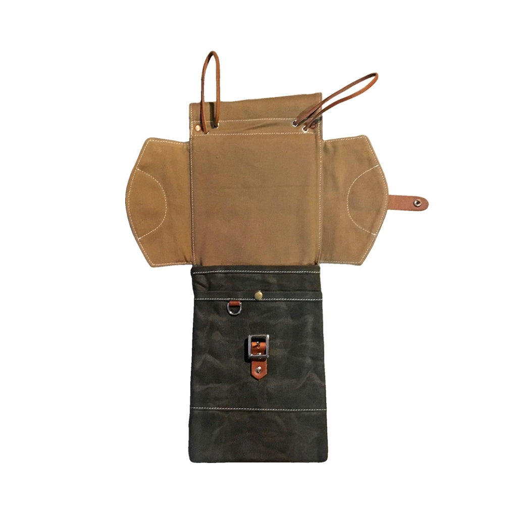 Tackle - BB5040 Compact Waxed Canvas Stick Bag - Black