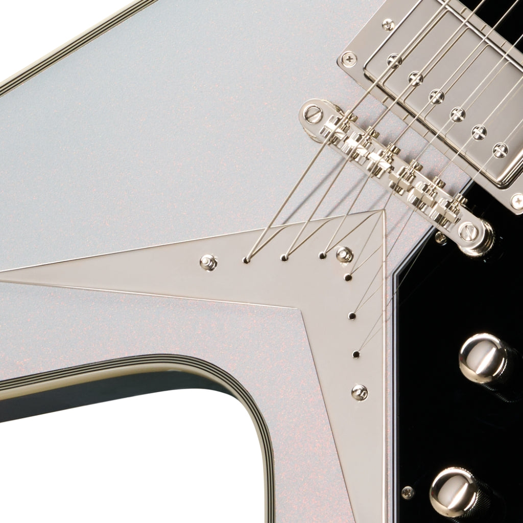 Epiphone - Futura Flying V Custom Electric Guitar - Quicksilver Shift