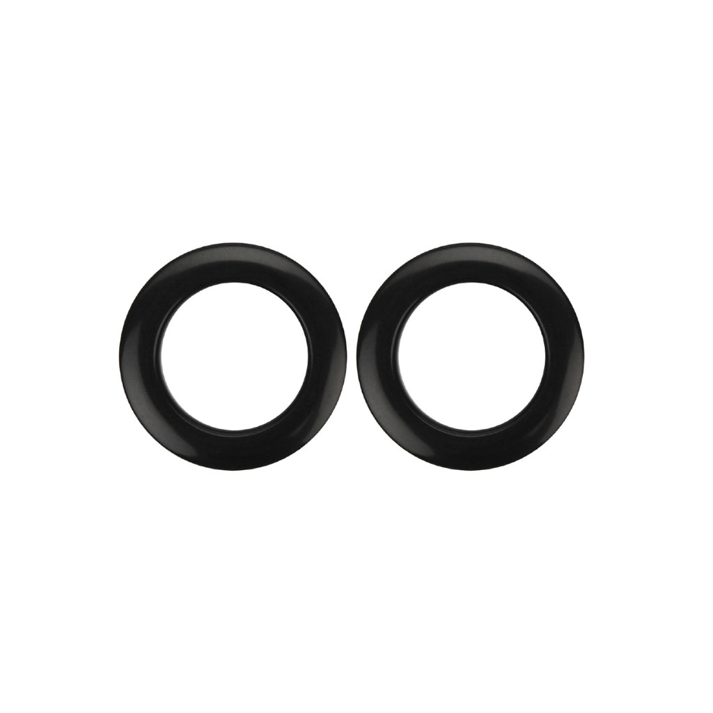 Bass Drum O - 2" Bass Drum Port - Black PK2