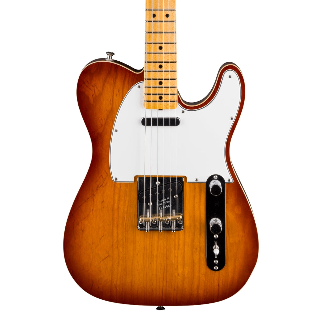 Fender - Postmodern Telecaster DLX Closet Classic Electric Guitar - Aged Violin Burst, Quartersawn Maple Neck